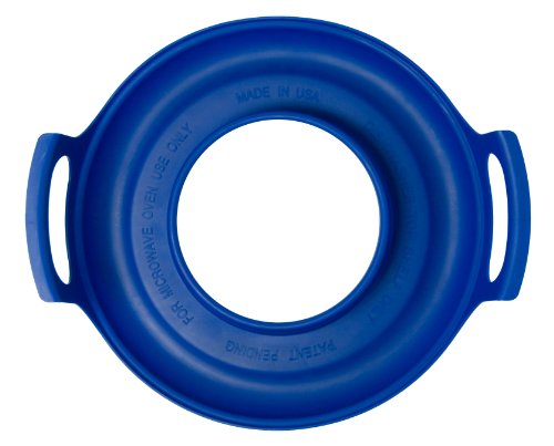 CG-B New Metro Design Cool Grip CoolGrip Microwave Plate Caddy, 10  1/2-inches, Blue