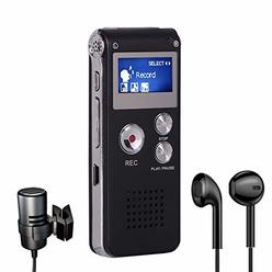 kerlitar Digital Voice Recorder,Kerlitar K-R01 Voice Activated Recorder For Pc Small Tape Recorders For Lectures/Meetings/Interviews
