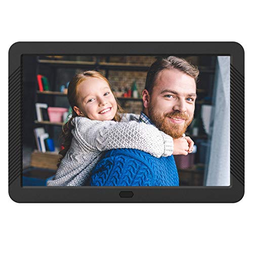 Atatat Digital Photo Frame With 1920X1080 Ips Screen, Digital Picture Frame Support Adjustable Brightness,Photo Deletion,1080P V