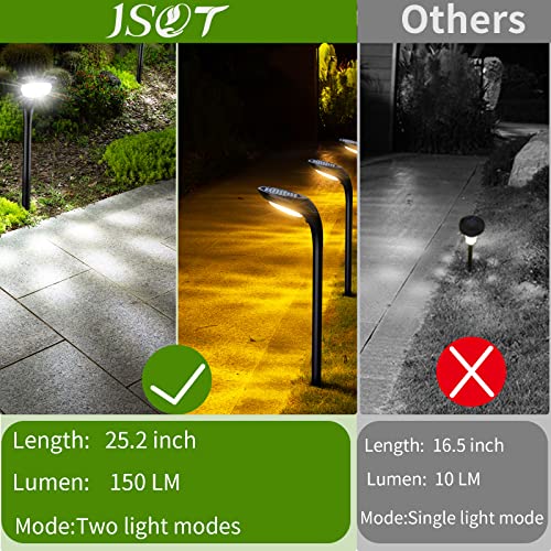 Jsot Eujs Std Ww6 Solar Outdoor Lights Ip55 Waterproof Pathway Path Decorative For Garden Walkway Yard Driveway Holiday Decorati Jsot Eujs Std Ww6 Solar Outdoor Lights, Holiday Pathway Lights Solar