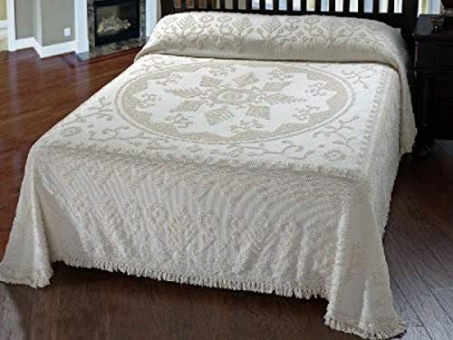 Maine Heritage Weavers Maine Heritage New England Tradition Bedspread - Full - White