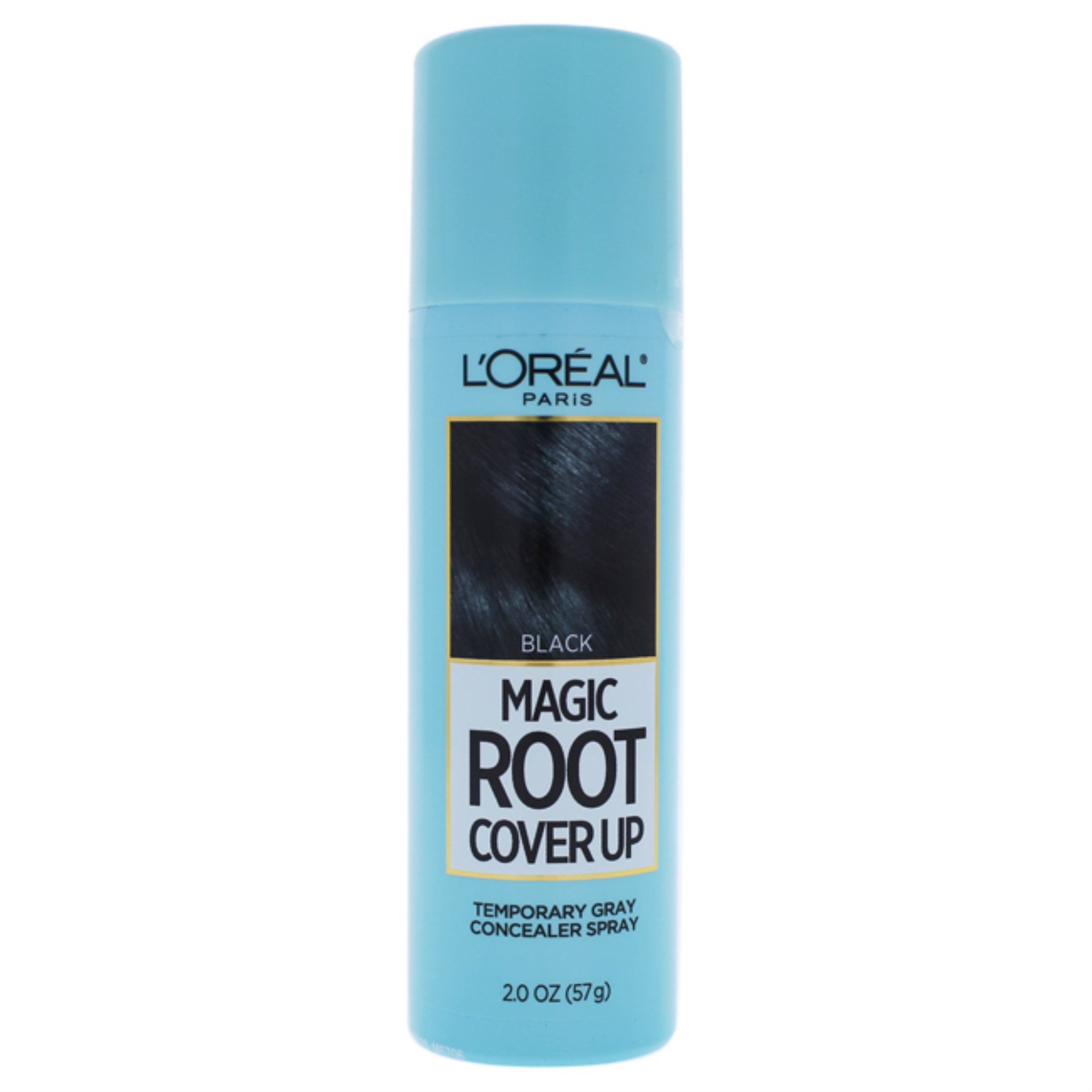 L'Oreal Magic Root Cover Up Temporary Gray Concealer Spray - Black by LOreal  Professional for Women - 2 oz Hair Color