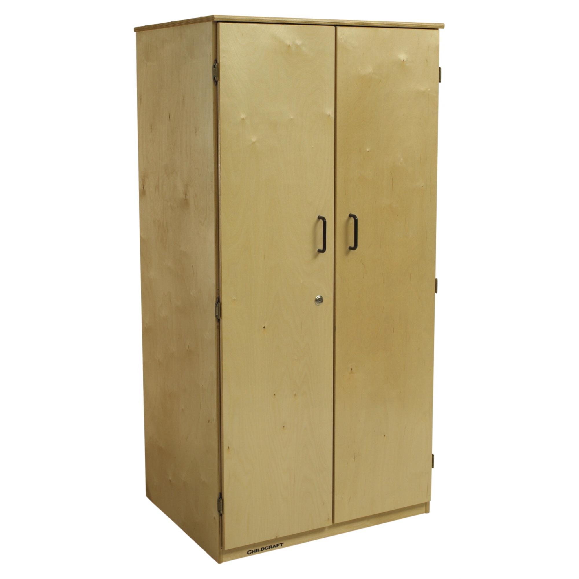 Childcraft Locking 2-Door Storage Unit, 29-3/4 x 23 x 60 Inches