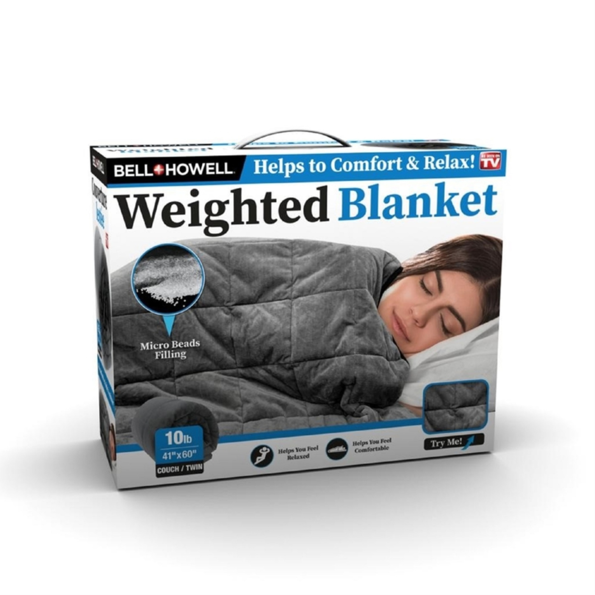 E MISHAN & SONS INC WEIGHTED BLANKET GRY 10#