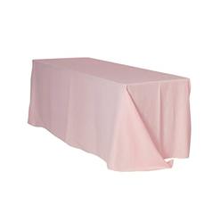 Your Chair Covers 90 x 156 Inch Rectangular Polyester Tablecloth - Blush,Premium Quality Seamless Table Cloth for 8 Ft Standard Rectangle Tables,