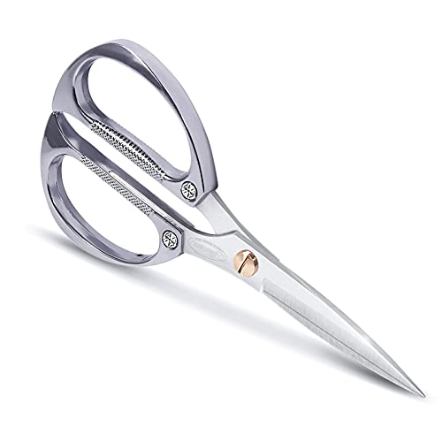Newness Focus On Sta Newness Kitchen Shears, Stainless Steel Duty Kitchen Shears for Chicken, Beefs, Poultry, Fish, Meat, Vegetables, Stainless Steel