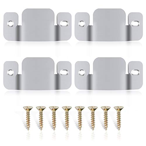 AWTOK Sectional Sofa Connector Bracket, Sectional Couch Connectors Bands for Sectionals,Furniture Connectors with Screws,4 Piece