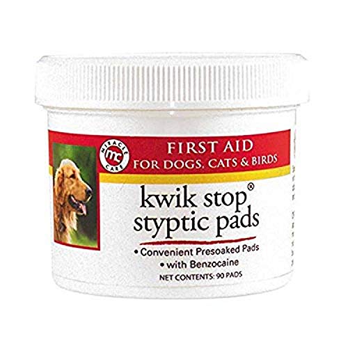 Miracle Care Kwik Stop Styptic Pads 90 Count