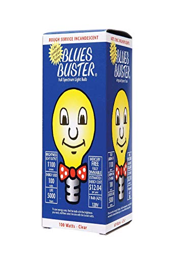 Blues Buster Full Sp Blues Buster, Light Bulb Full Spectrum 100 Watt, 1 Count