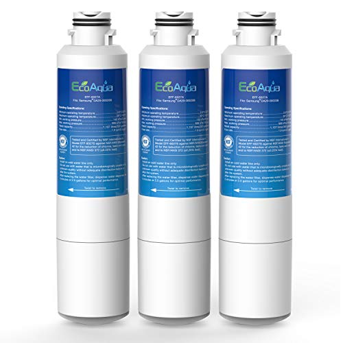 EcoAqua EFF-6027A Replacement Filter, Compatible with Samsung DA29-00020B, DA29-00020A, HAF-CIN/EXP, 46-9101 Refrigerator Water