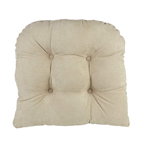 Klear Vu Twillo Large Overstuffed NonSlip Gripper Chair Pad Cushion