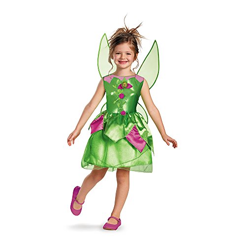 Disguise Disney Fairies Tinker Bell Classic Girls Costume, Small(4-6x)