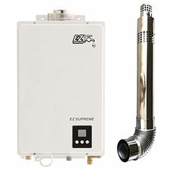 EZ Tankless EZ Supreme Tankless Water Heater - 6.4 GPM - Propane (LPG) Gas - Indoor Whole Home - Digital Display - Direct Vent Exhaust Inclu