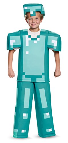 Disguise Armor Prestige Minecraft Costume, Multicolor, Large (10-12)