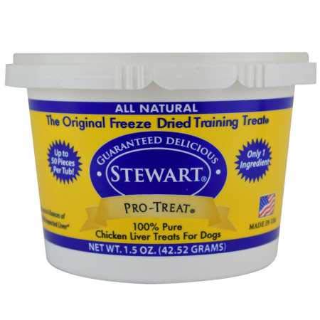 Stewart Pro-Treat Stewart Freeze Dried Chicken Liver (1.5 oz)