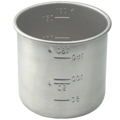 Daiso Japanese Rice Measuring Cup(180cc = 1 Gou Cup) Stainless Steel