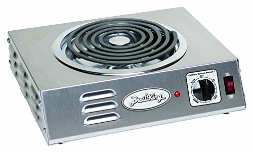 Broil King CSR-3TB Professional Single Hot Plate, Hi Power, 14-Inch by 4-1/8-Inch by 12-1/4-Inch, Grey