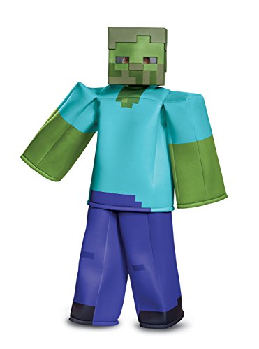 Disguise Zombie Prestige Child Costume, Green, Large/(10-12)