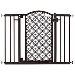 Summer Infant Summer Modern Home Decorative Walk-Thru Baby Gate, Metal with Bronze Finish, Decorative Arched Doorway ??30??Tall, Fits Openings