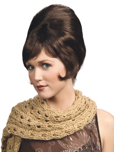 Enigma Wigs Womens Beehive, Brown, One Size