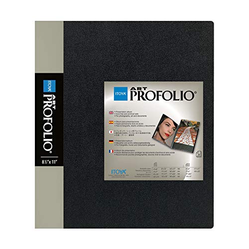 Itoya Art Profolio Storage/Display Book 8 1/2 in x 11 in.- 6 pages