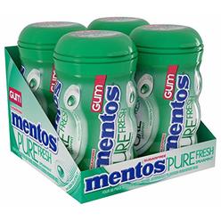 Perfetti Van Melle Mentos Pure Fresh Spearmint Gum -- 24 per case.