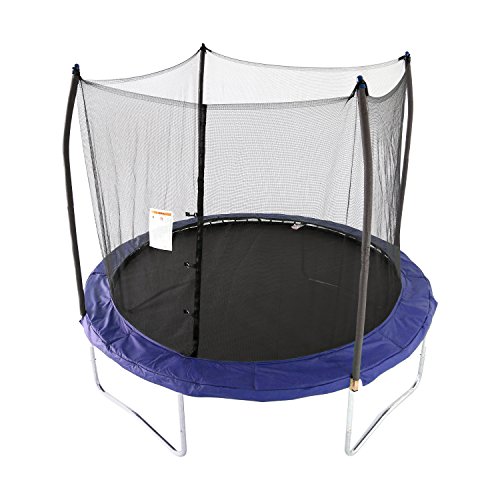 Skywalker Trampolines 10 -Foot Round Trampoline and Enclosure with Spring, Blue