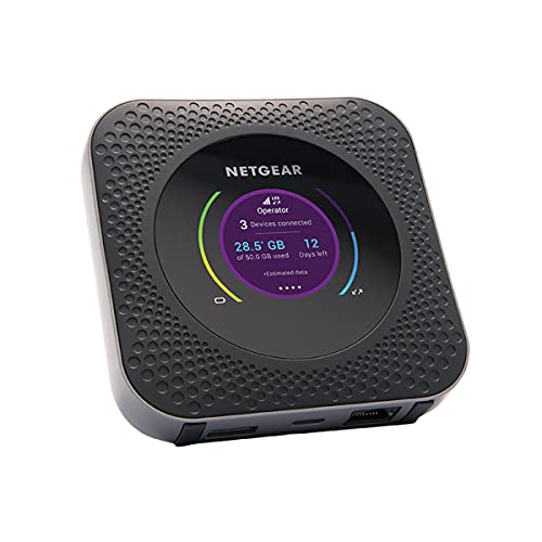 NETGEAR Nighthawk M1 Mobile Hotspot 4G LTE Router (MR1100-100NAS) – Up to 1Gbps Speed | Connect up to 20 Devices | Create Your W