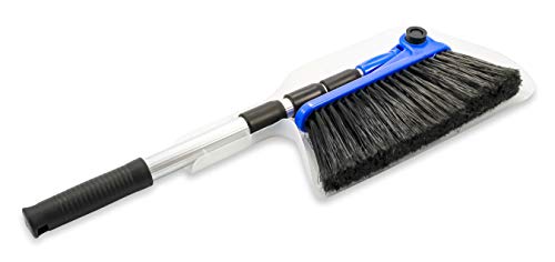 Camco Rv Adjustable Broom And Dustpan | Features A Telescoping Broom Handle From 24" To 52" | Ideal For Rv, Marine & Home Use (4