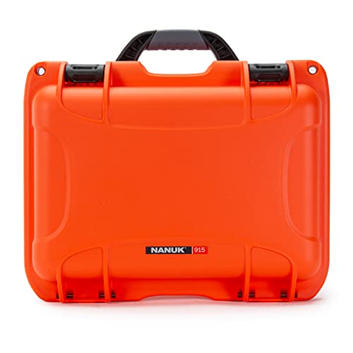 Nanuk 915 Waterproof Hard Case With Foam Insert - Orange