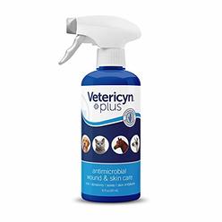 Vetericyn Plus All Animal Wound And Skin Care. Spray To Clean Cuts And Wounds. Itch, Soreness And Irritation Relief. No Stinging