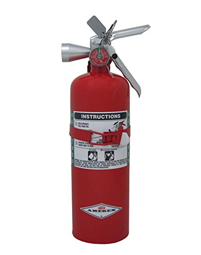 Labelmaster Amerex B386T, 5lb Halotron I Class B C Fire Extinguisher