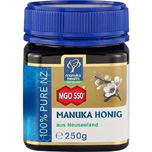 Manuka Health - Mgo 550+ Manuka Honey, 100% Pure New Zealand Honey, 8.8 Oz (250 G)