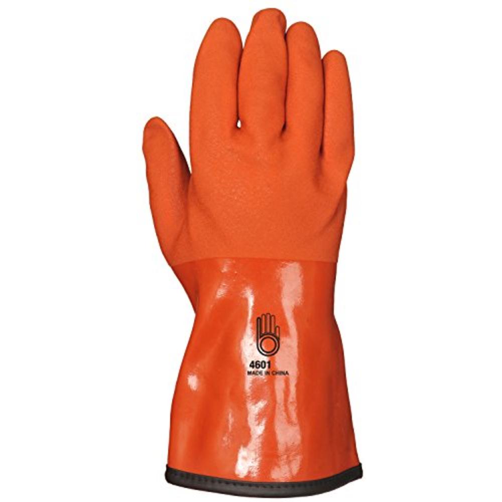Bellingham Sb4601L Snow Blower Insulated Gloves, 100% Waterproof Double-Dipped Pvc Coating, Flexible To -4° Fahrenheit, Large,Or