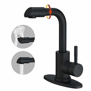 Hoimpro Modern Single Handle Wet Bar Sink Faucet Hole Bathroom Lavatory Rv Small - Rv Bathroom Sink Faucet Black Hoimpro Modern Single Handle Wet Bar Sink Faucet Hole Bathroom Lavatory Rv Small - Rv Bathroom Sink Faucet Black