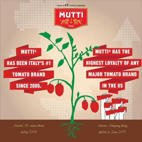 Mutti Pizza Sauce with Basil & Oregano, 14 oz. | 1 Pack | Italy’s #1 Brand of Tomatoes | Fresh Taste for Cooking | Canned Sauce