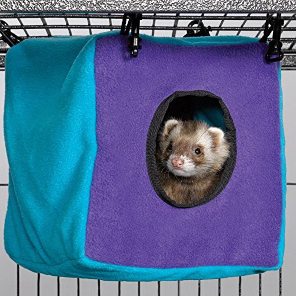 MidWest Homes for Pe Ferret Nation Cozy Cube For Ferret Nation & Critter Nation Small Animal Cages | Measures 8.5L X 8.5W X 9H - Inches