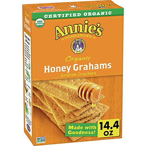 Annie's Homegrown Annies Organic Graham Crackers, Honey Grahams, 14.4 Oz