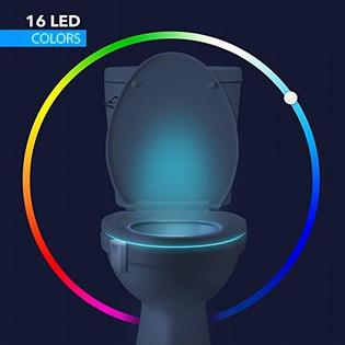 Chunace Chuance Rechargeable Toilet Night Light, 16 Color Changing LED  Nightlights with Motion Activated Sensor - Cool