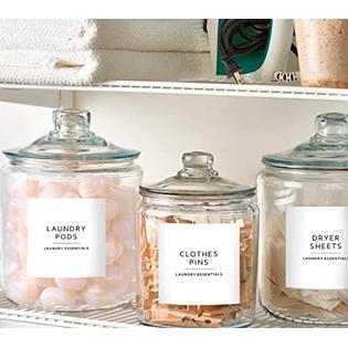 Dekluttr 144 Minimalist Laundry Labels for Organizing Linen ...