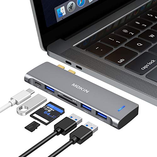 MOKiN MUC2205-2208 USB C Adapter for MacBook Air Pro 13 15 inch