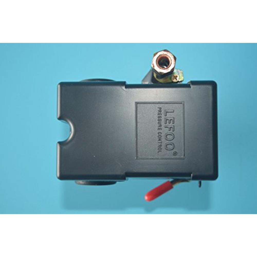 Lefoo Pressure Switch Control 90-125psi 4 Port Heavy Duty 26 Amp for ...