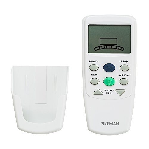 Pikeman Ceiling Fan Remote Control Replace Hampton Bay Thermostatic LCD W Fan Reverse Function FAN-9T L3HFAN-9T for FAN-10R -Pikeman