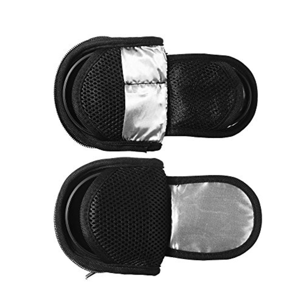 TXesign Camera Filters Case Bags for Round Filters Up to 62mm,Water-Resistant Lycra Design Lens Filter Pouch (Small)