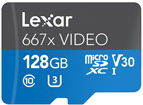 Lexar Professional 667x Video 128GB microSDXC UHS-I Card (LSDMI128VBNA667A)