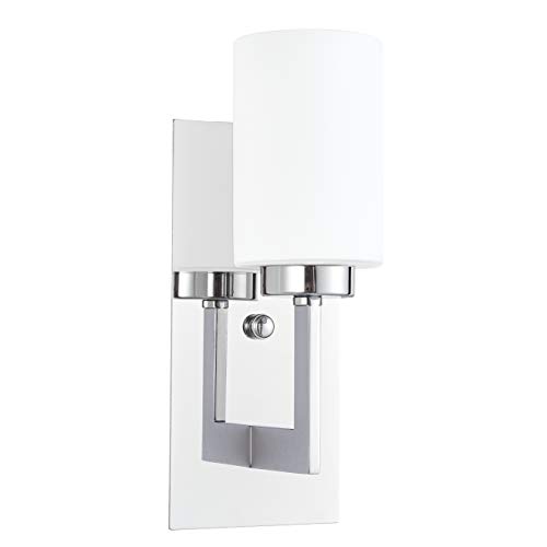 Linea di Liara Brio Wall Sconce Light Fixture | Chrome Bathroom Wall Fixtures LL-WL151-PC
