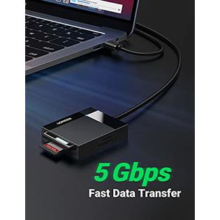 Lettore Schede USB 3.0 UGREEN - 4 In 1, Per SD, TF, CF, MS, Fino A 2TB, Cavo 50cm - Foto 7