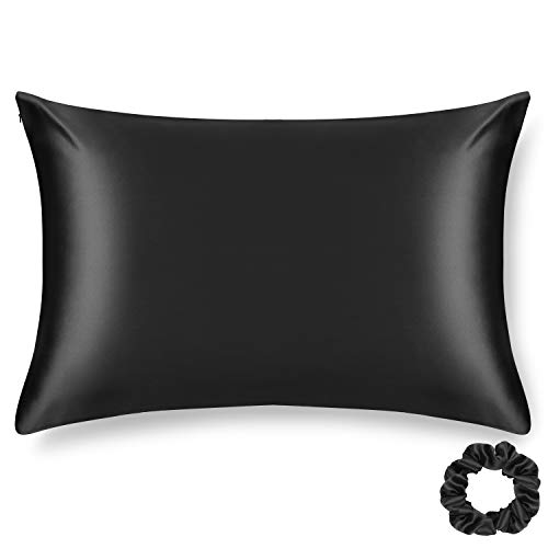 ALASKA BEAR Silk Pillowcase for Hair and Skin Beauty Sleep 100 Real Mulberry Silk Anti-Aging Pillow Slip Case Cover Queen Size w