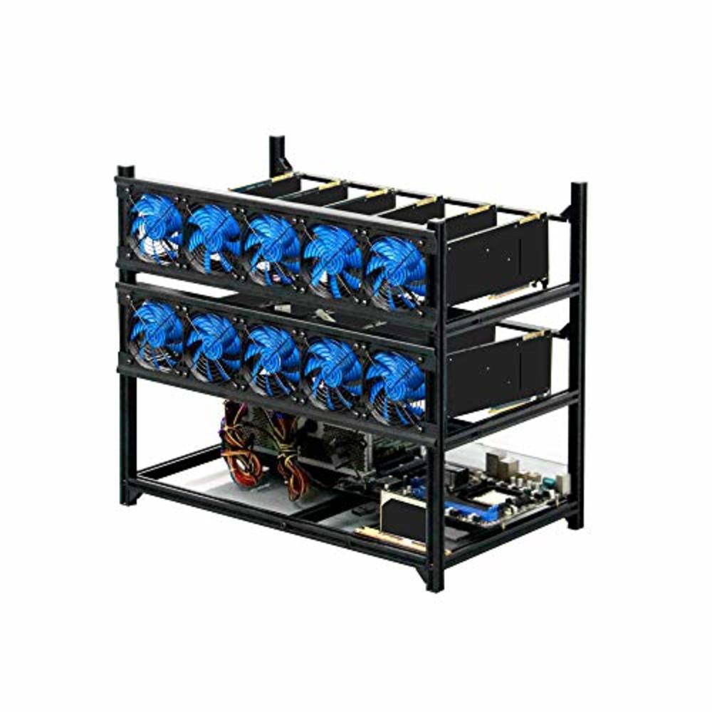 Kingwin Bitcoin Miner Rig Case W/ 6, 8, or 12 GPU Mining Stackable ...
