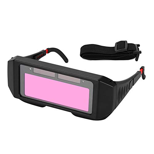 Ejoyous LCD Solar Power Auto Darkening Welding Goggle Safety Protective Welder Glasses